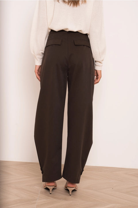 Utility Balloon Pants with A Fastening At the Hem