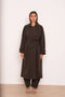 Utility Oversized Long Double-Breasted Trench