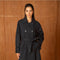 Utility Oversized Long Double-Breasted Trench