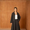 Utility Short Jacket with Lapels That Can Be Turned Up Into A Stand-Up Collar
