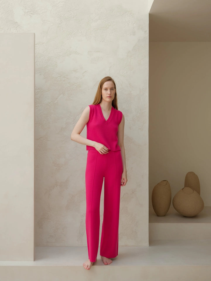 V-Neck Cashmere Blend Sleeveless Top Bolla-Top-LÈMME-S-Bolla-Urbanheer