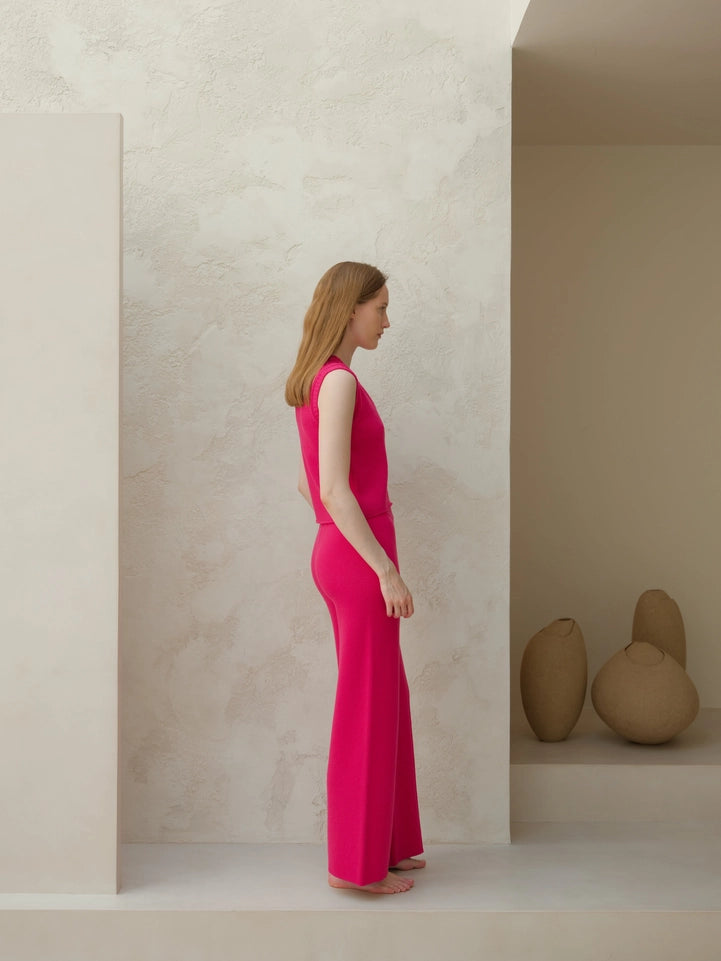 V-Neck Cashmere Blend Sleeveless Top Bolla-Top-LÈMME-S-Bolla-Urbanheer