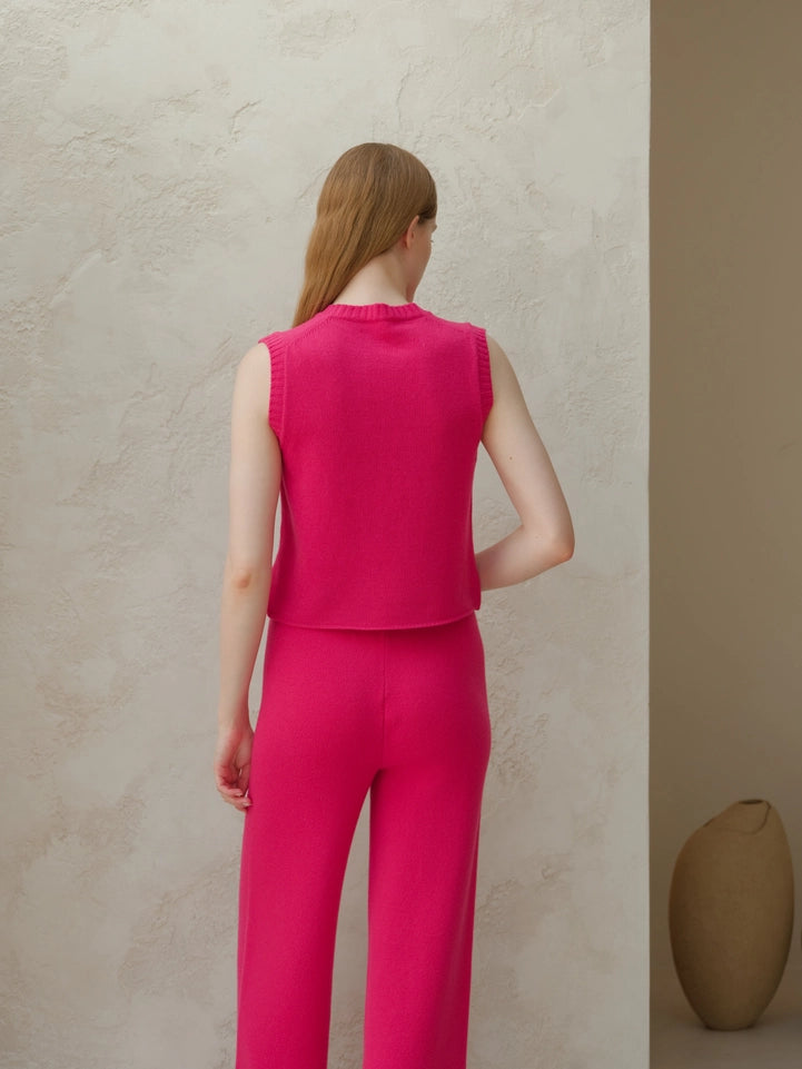 V-Neck Cashmere Blend Sleeveless Top Bolla-Top-LÈMME-S-Bolla-Urbanheer