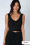 V Neck Shirred Top-Top-NIKIBIKI-One Size-06 Black-Urbanheer