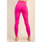 V Waist Full Length Leggings Sonic Pink-Leggings-Rae Mode-S-Urbanheer