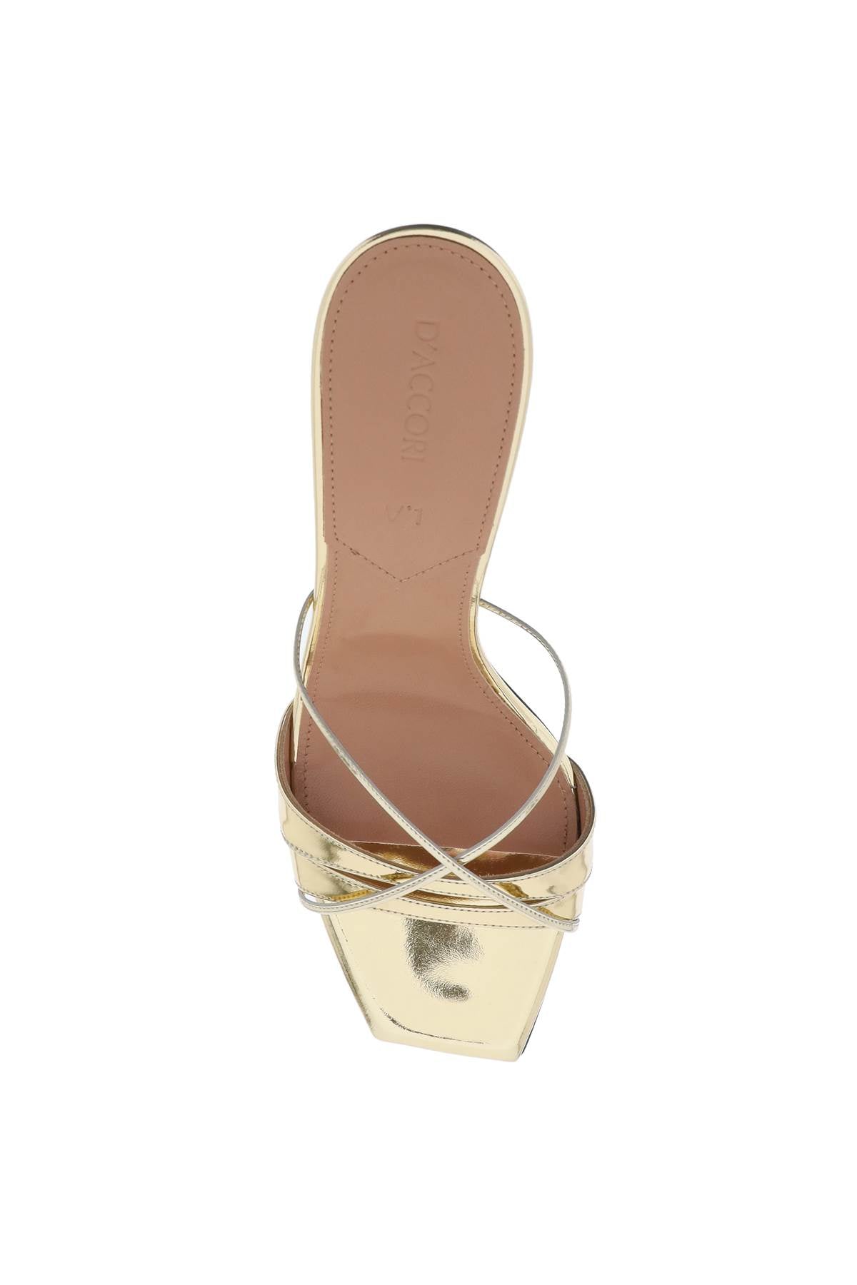 D'Accori Metallic Leather Lust Mules Gold-D'ACCORI-36-Urbanheer