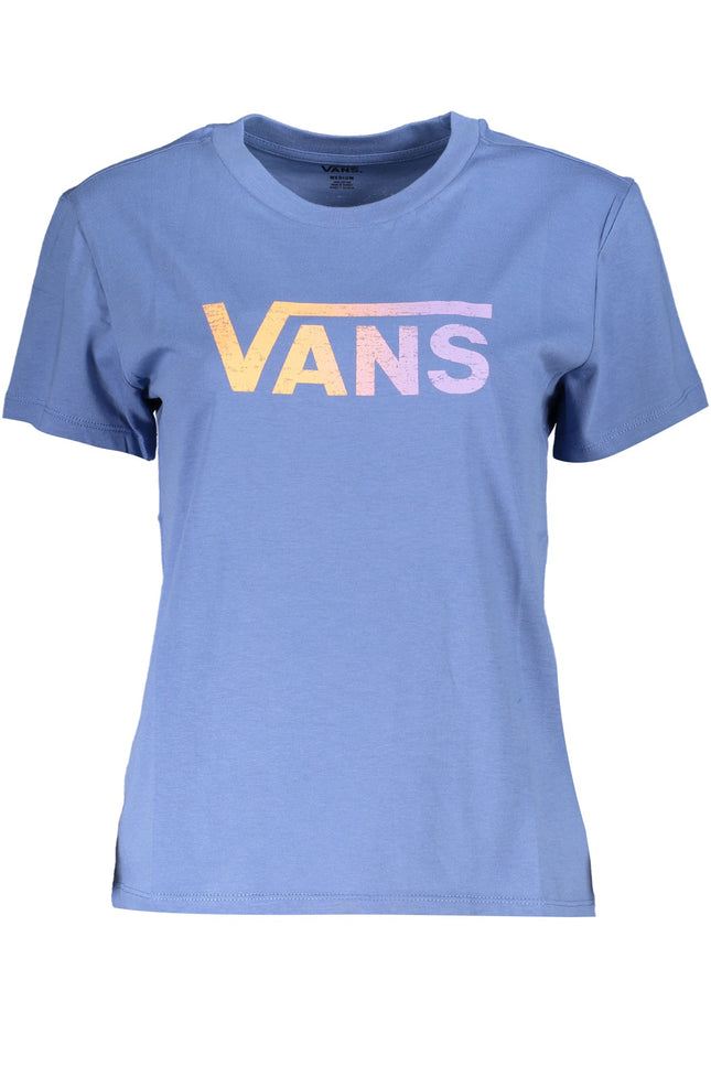 VANS WOMEN'S SHORT SLEEVE T-SHIRT BLUE-T-Shirt-VANS-Urbanheer