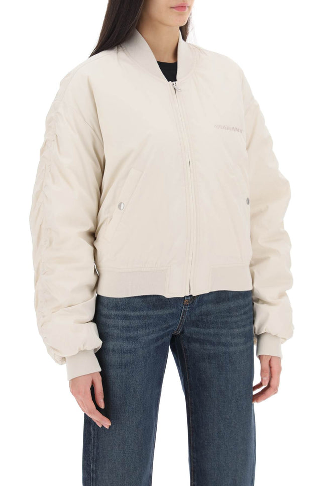 Isabel Marant Etoile Bessime Oversized Bomber Jacket-Clothing Women Jackets-Marant ETOILE-Urbanheer