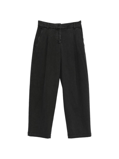 VIA MASINI 80 Trousers BLACK