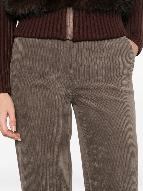 VIA MASINI 80 Trousers BROWN