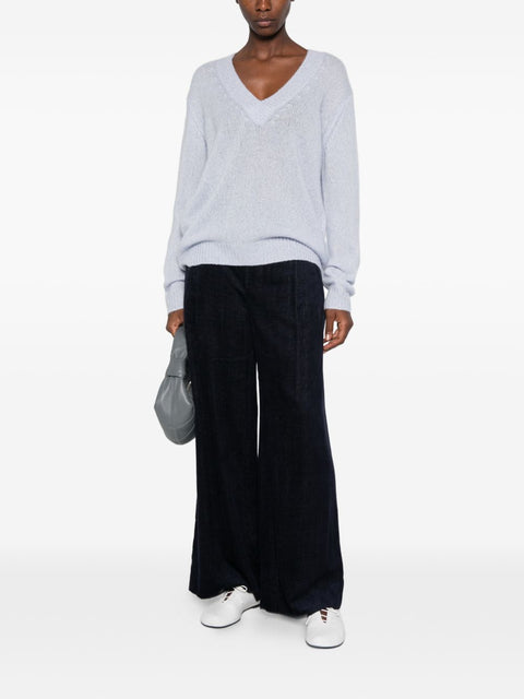 VIA MASINI 80 Trousers NAVY