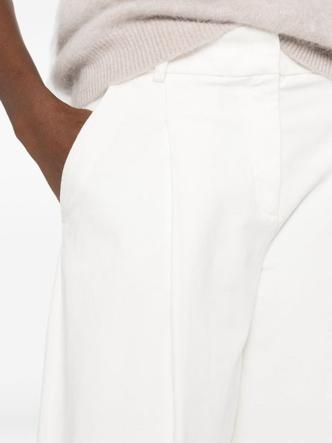 VIA MASINI 80 Trousers WHITE