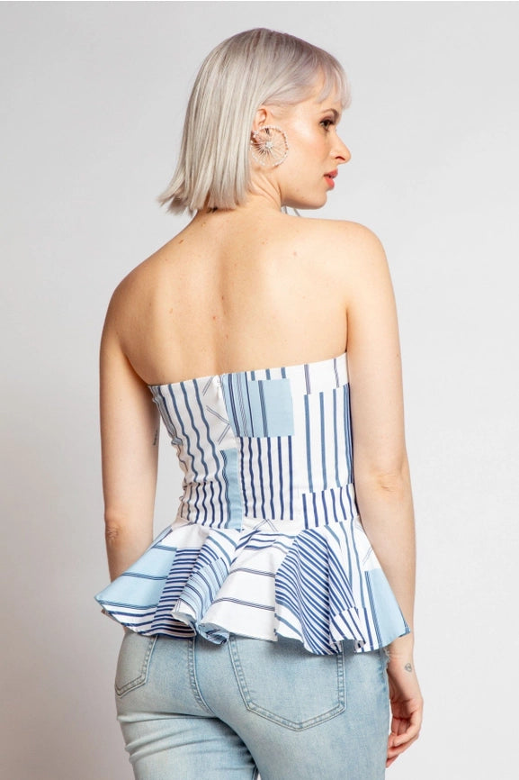 Valentina Top - Regatta Stripe-Top-Eva Franco-2-Regatta Stripe-Urbanheer