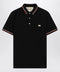 Valentino Black polo shirt with Vlogo Signature
