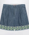Valentino Blue bermuda short with jacquard bottom