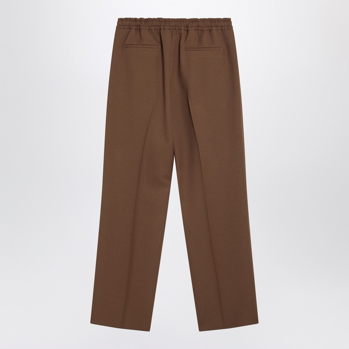 Valentino Brown gabardine trousers