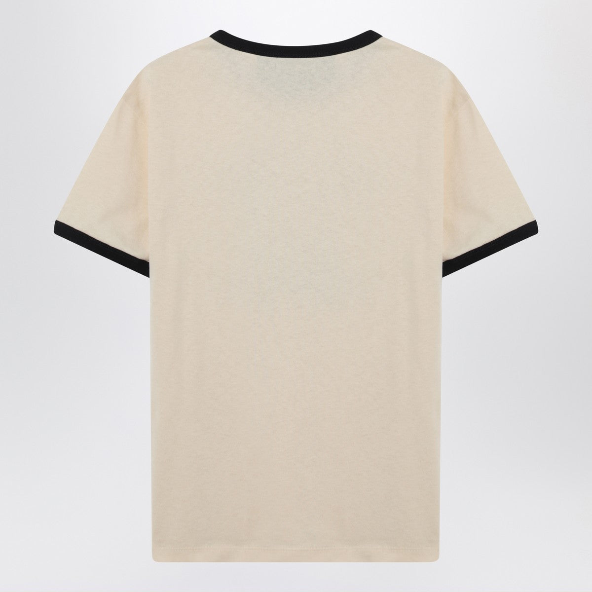 Valentino Butter-colored T-shirt with Panther print