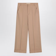 Valentino Camel-coloured wool trousers