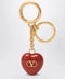 Valentino Garavani Bag charm keyring Coeur Royal in red