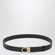 Valentino Garavani Black Vlogo Signature belt