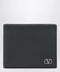 Valentino Garavani Black Vlogo Signature bi-fold wallet