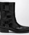 Valentino Garavani Black leather Biker Rockstud low boot