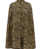 Valentino Garavani Cape In Animalier Cloth