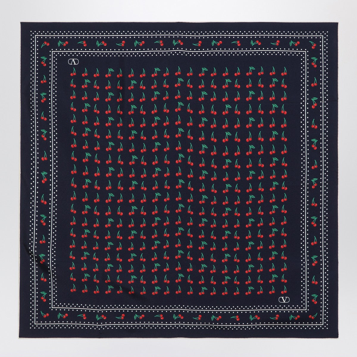 Valentino Garavani Cherryfic silk scarf