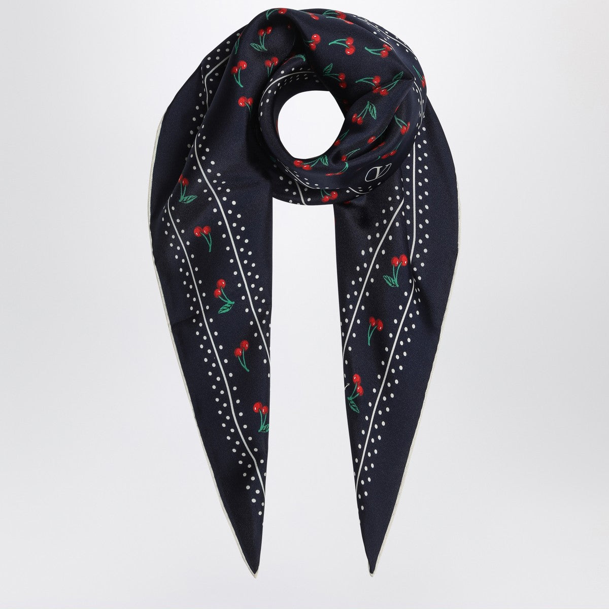 Valentino Garavani Cherryfic silk scarf