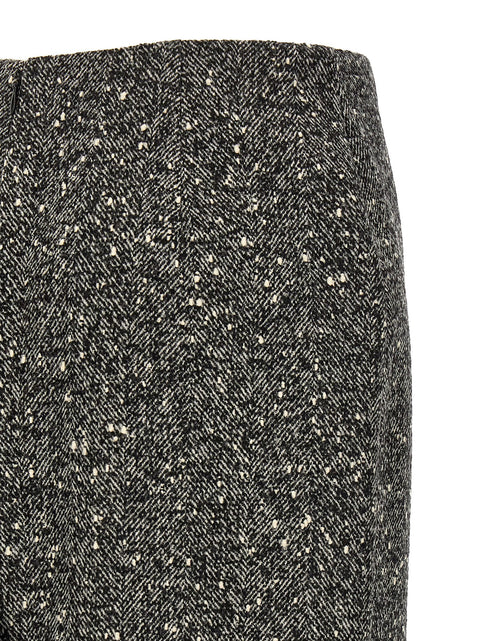 Valentino Garavani Chevron Bouclé Skirt