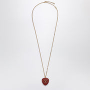 Valentino Garavani Coeur Royal red necklace