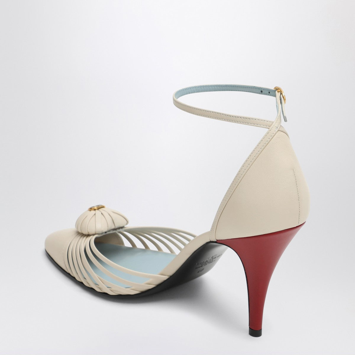 Valentino Garavani Décolleté VG Sandal Royal ivory