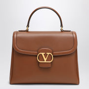 Valentino Garavani Large shoulder bag 9TO5 tobacco