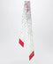 Valentino Garavani Little Stars Starry bandeau scarf in silk, vanilla red