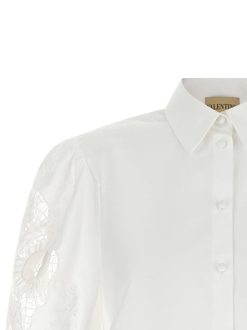 Valentino Garavani Macramé Insert Shirt