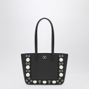 Valentino Garavani Mini Nellcôte black grained calfskin bag