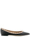Valentino Garavani Patent Rockstud Ballet Flat