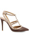 Valentino Garavani Patent Rockstud Caged Pump 100Mm