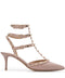 Valentino Garavani Rockstud 65mm leather ankle strap pumps.