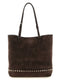 Valentino Garavani Rockstud Medium Suede Shoulder Bag