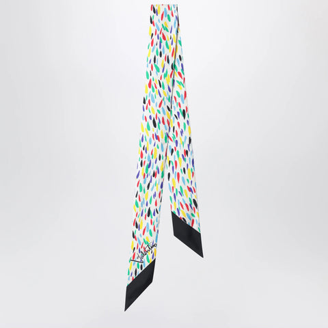 Valentino Garavani Silk bandeau scarf with multicolor print