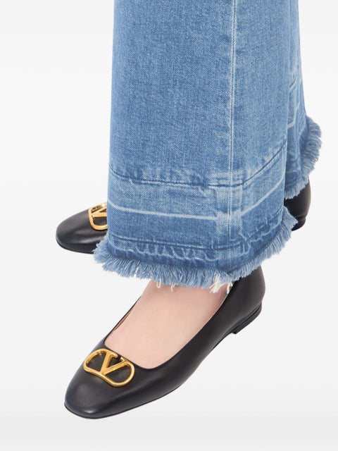Valentino Garavani VLogo Signature leather ballets