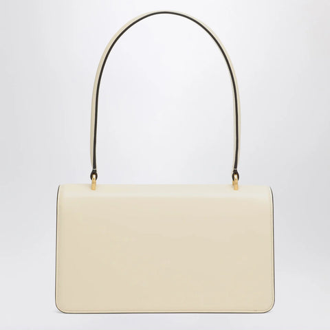 Valentino Garavani Vain bag in butter White glossy calfskin