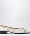 Valentino Garavani Valet Du Roi slingback ballerina ivory