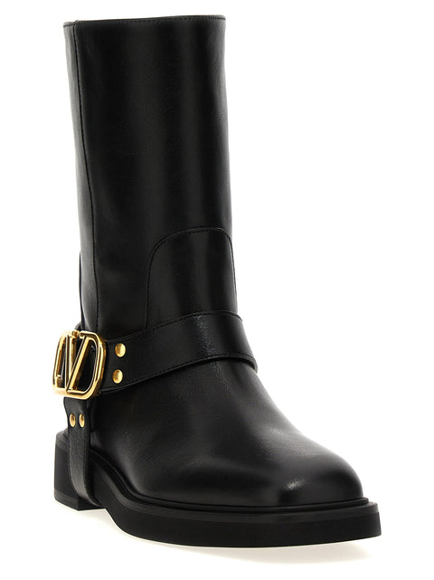 Valentino Garavani Vlogo Signature Ankle Boots