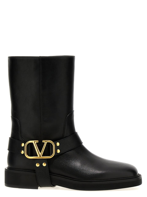 Valentino Garavani Vlogo Signature Ankle Boots