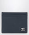 Valentino Garavani Vlogo Signature blue card holder