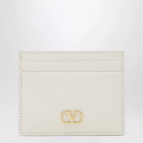 Valentino Garavani Vlogo Signature ivory cardholder