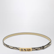 Valentino Garavani Volgo Signature belt with python print