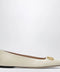 Valentino Garavani White VLogo Signature ballerina flats in nappa leather